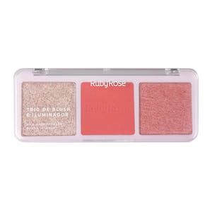 Ruby Rose Blush And Highlighter Trio