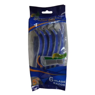 Pearlmax Disposable 6 Blade Razor 5 Pcs